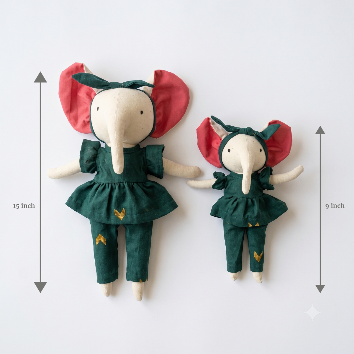 Aanya, the elephant [Forest Green]