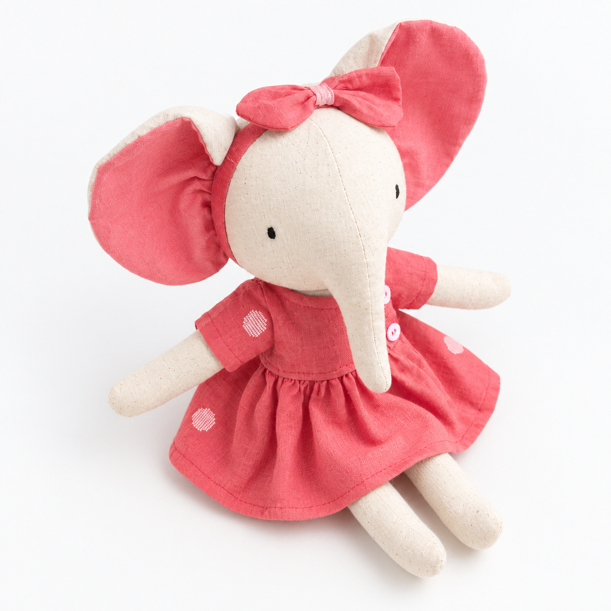 Aanya, the elephant [Petal Pink]