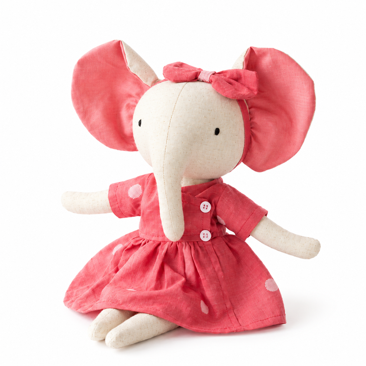 Aanya, the elephant [Petal Pink]