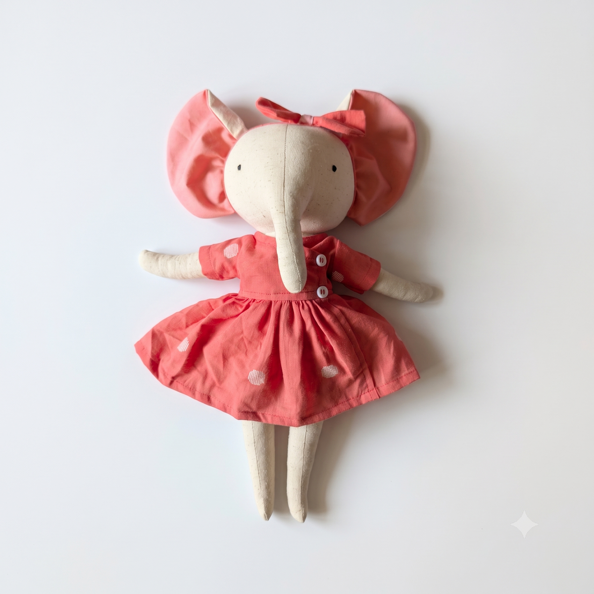 Aanya, the elephant [Petal Pink]